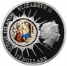 Купить Острова Кука 10 долларов 2012 Proof "Небесные витражи - Церковь Святой Екатерины в Вифлееме", в футляре, с сертификатом
