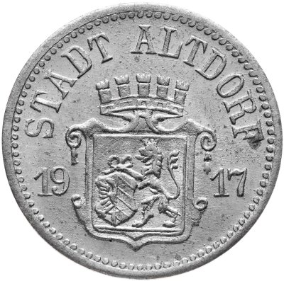 купить Германия, Альтдорф 10 пфеннигов 1917