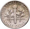 Купить США 10 центов (дайм, one dime) 1954  Silver Roosevelt Dime (Рузвельт) без обозначения монетного двора