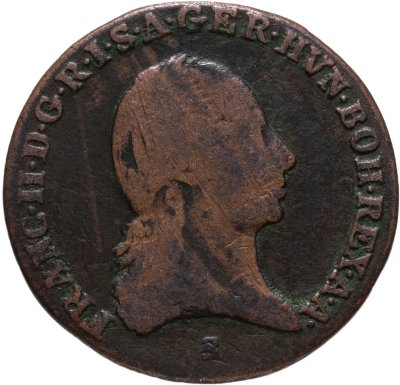 купить Австрия 3 крейцера 1800 Отметка монетного двора "S" - Смолник