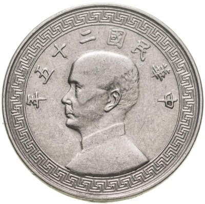 купить Китайская республика, 20 фыней (2 цзяо) 1936 г., без отметки двора (Шанхай)