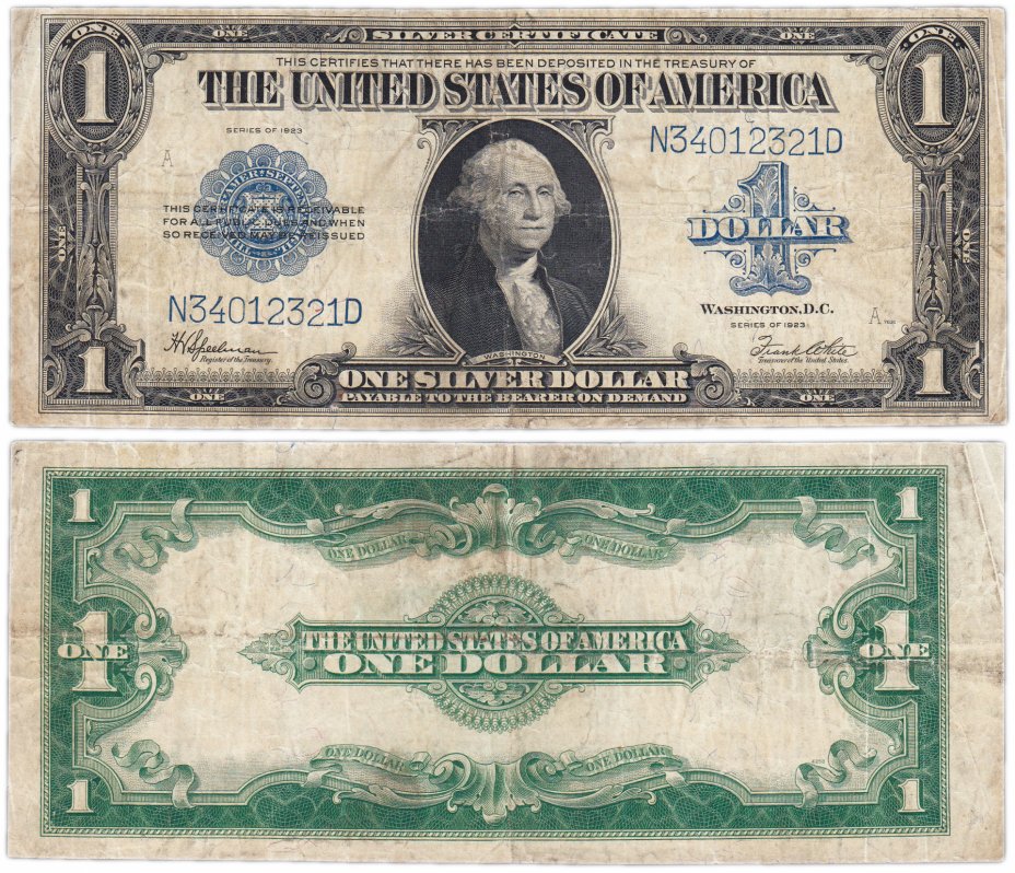 купить США 1 доллар 1923 series 1923 (Pick 342) Silver Certificate, Speelman-White