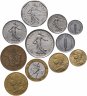 Купить Франция набор монет 1959-2001 (11 штук) новый франк