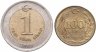 Купить Турция набор из 2 монет 1989-2005
