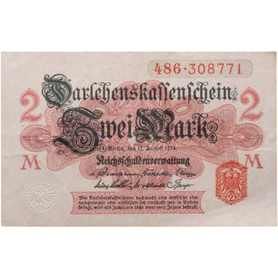 купить Германия 2 марки 1914