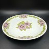 Купить Блюдо круглое с цветочным декором в розово-зеленой гамме, фарфор, печать, Epiag Royal Czechoslovakia, Чехословакия, 1970-1990 гг.