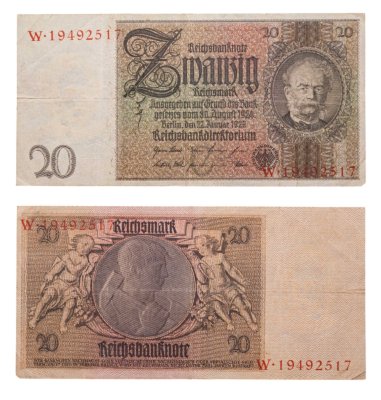 купить Германия 20 марок 1929 года