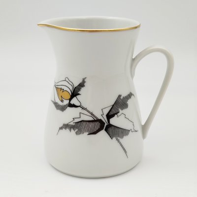 купить Молочник из сервиза "Роза", фарфор, деколь, золочение, Freiberg Porzellan, Германия, 1957-1972 гг.