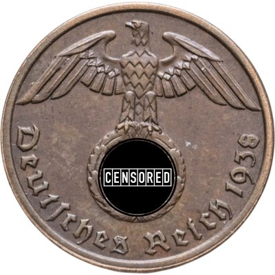 купить Германия, Третий рейх 1 рейхспфенниг (reichspfennig) 1938 "А"