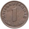 Купить Германия, Третий рейх 1 рейхспфенниг (reichspfennig) 1938 "А"