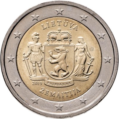 купить Литва 2 евро (euro) 2019 "Литовские этнографические регионы - Жемайтия"
