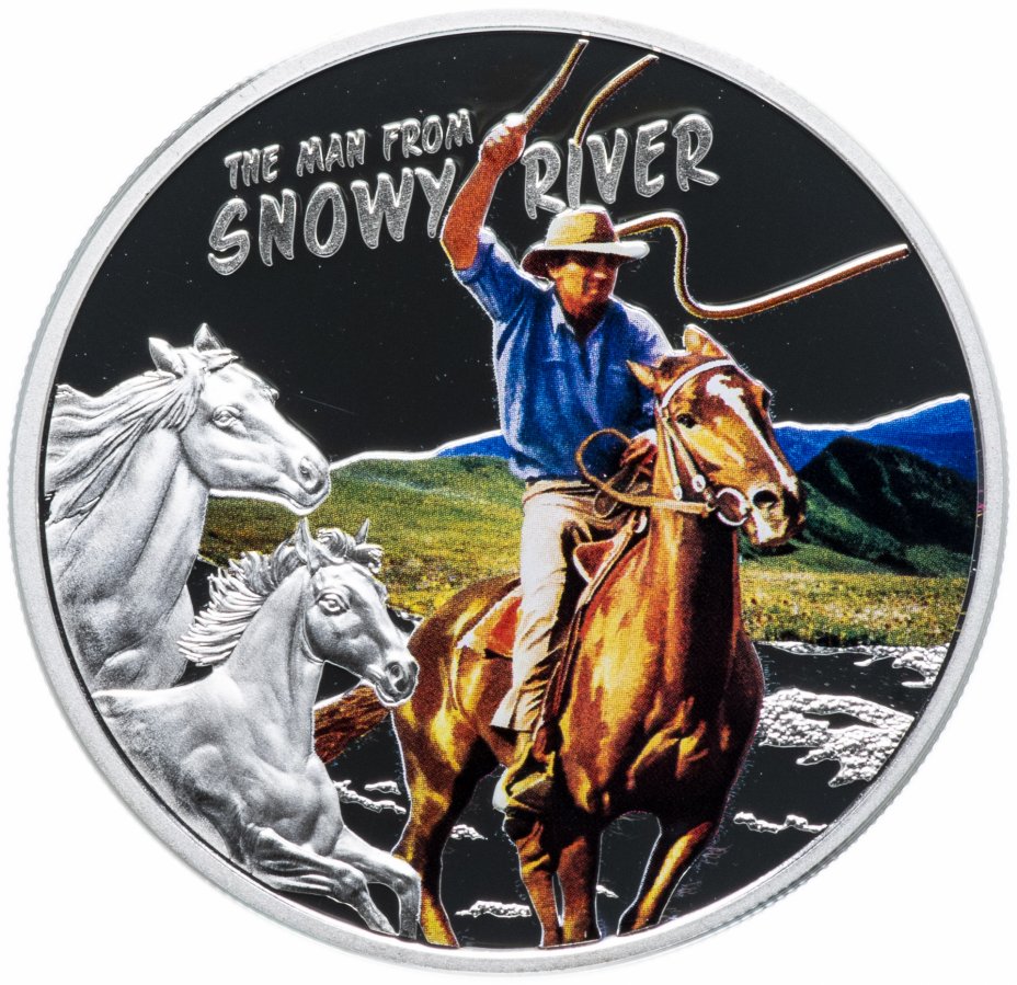 купить Токелау 1 доллар 2013 "Человек со снежной реки", в футляре с сертификатом