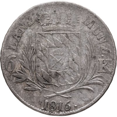 купить Бавария 6 крейцеров 1816
