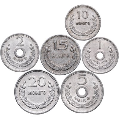 купить Монголия, набор из 6 монет 1959