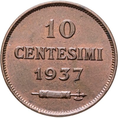 купить Сан-Марино 10 чентезимо (centesimi) 1937