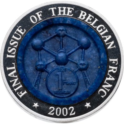 купить Северная Корея 10 вон 2002 "Последний выпуск Бельгийского франка"