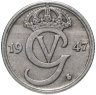 Купить Швеция 10 эре (ore) 1947 "GV" на аверсе