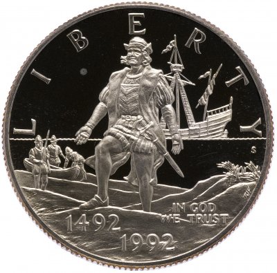 купить США 50 центов 1992 Proof "Христофор Колумб - 500-летие открытия Америки"
