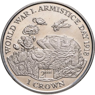 купить Остров Мэн 1 крона (crown) 1999 80 лет Дню перемирия