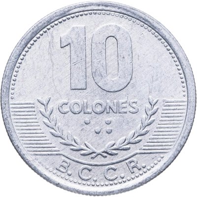 купить Коста-Рика 10 колонов (colones) 2008