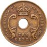 Купить Британская Восточная Африка 10 центов (cents) 1945