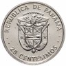 Купить Панама 25 сентесимо (centesimos) 1980 Хусто Аросемена