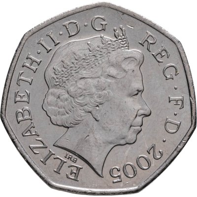 купить Великобритания 50 пенсов (pence) 2005