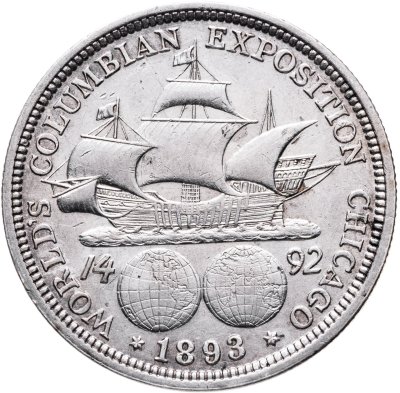 купить США 50 центов (1/2 доллара, half dollar) 1893 "Колумбийская выставка"