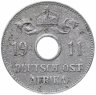 Купить Германская Восточная Африка 10 геллеров (heller) 1911