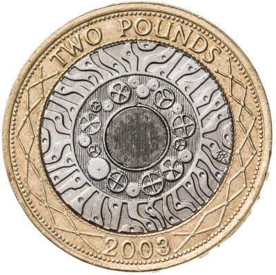 Купить Великобритания 2 фунта (pounds) 2003