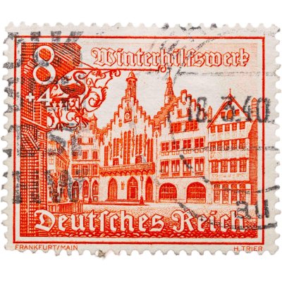 купить Германия, Третий Рейх 8+4 рейхспфеннига 1939 Фонд "Зимняя помощь". Серия "Здания и замки Германии"