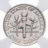 Купить США 10 центов (one dime) 2001 "Roosevelt Dime" в слабе DNC MS64
