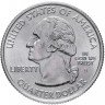 Купить США 1/4 доллара (квотер, 25 центов) 2007 D "Штат Вашингтон"
