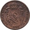 Купить Бельгия 1 сантим (centime) 1901 Надпись на французском - 'DES BELGES'
