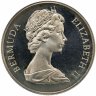 Купить Бермуды 1 доллар (dollar) 1972   Королевская серебряная свадьба