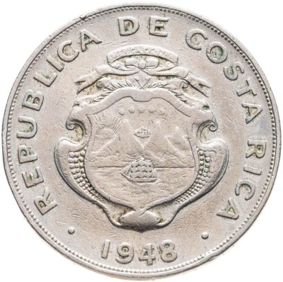 купить Коста-Рика 1 колон (colon) 1948