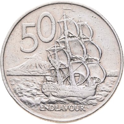 купить Новая Зеландия 50 центов (cents) 1978
