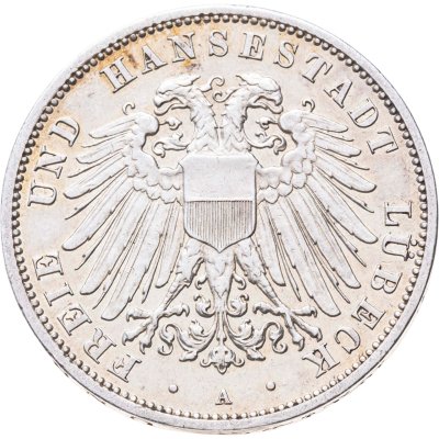 купить Германская Империя, Любек 3 марки 1913