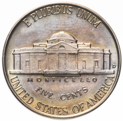купить США 5 центов 1942 D Jefferson Nickel