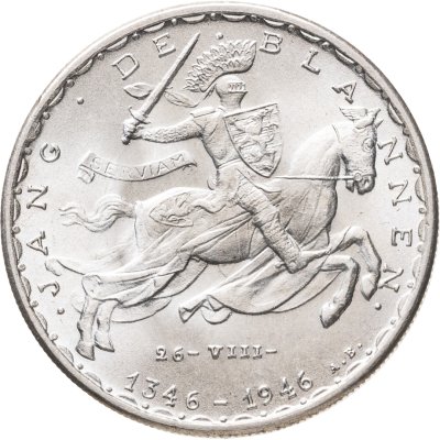 купить Люксембург 20 франков (francs) 1946 "600 лет со дня смерти Иоганна Люксембургского"