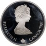 Купить Канада 20 долларов (dollars) 1987  XV зимние Олимпийские Игры, Калгари 1988 - Фигурное катание