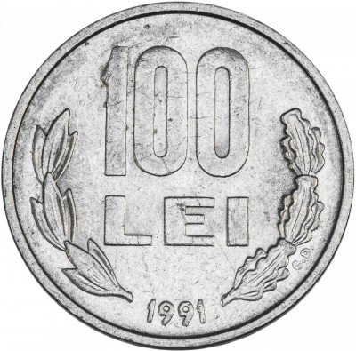 Купить Румыния 100 лей 1991