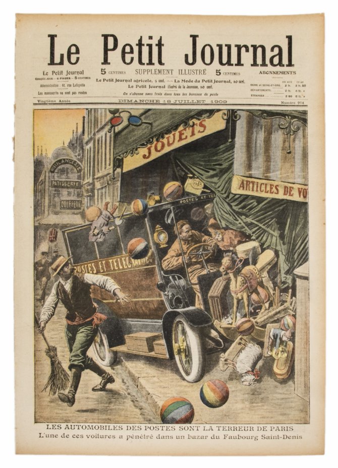 купить Газета "Le Petit Journal" выпуск № 974 от 18 июля 1909