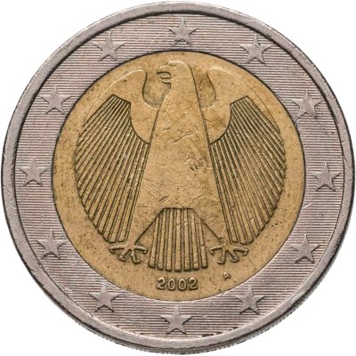 купить Германия 2 евро А 2002