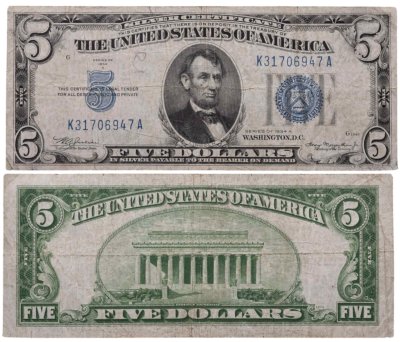 купить США 5 долларов 1934 Series 1934 A