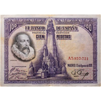 купить Испания 100 песет 1928 (Pick 76)
