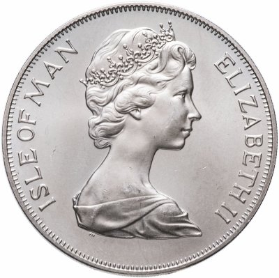 купить Остров Мэн 1 крона (crown) 1977 "Серебряный юбилей правления королевы Елизаветы II"