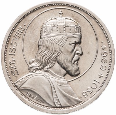 купить Венгрия 5 пенго 1938 "900-летие смерти Иштвана I Святого"