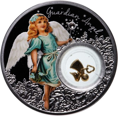 купить Ниуэ 2 доллара 2019 "Ангел-хранитель"