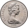 Купить Тристан-да-Кунья 1 крона (crown) 1978 "25 лет коронации Елизаветы II"